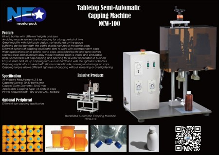 semi-automatic capping machine